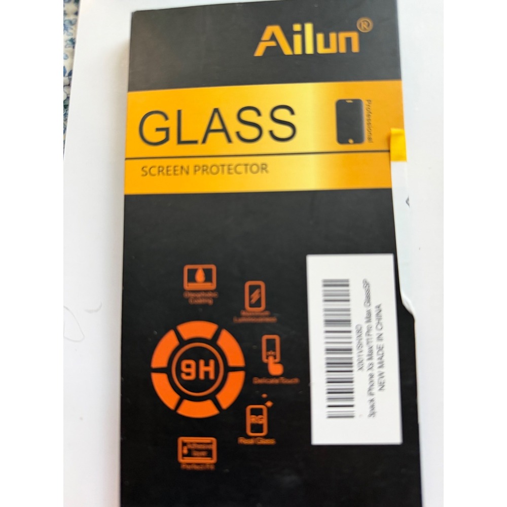 Ailun Screen Protector iPhone 11 Pro Max Xs Max 2‎ Pack ClearTempered Glass 9H